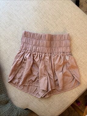 FP Movement The Way Home Shorts High-Waist in Mauve
